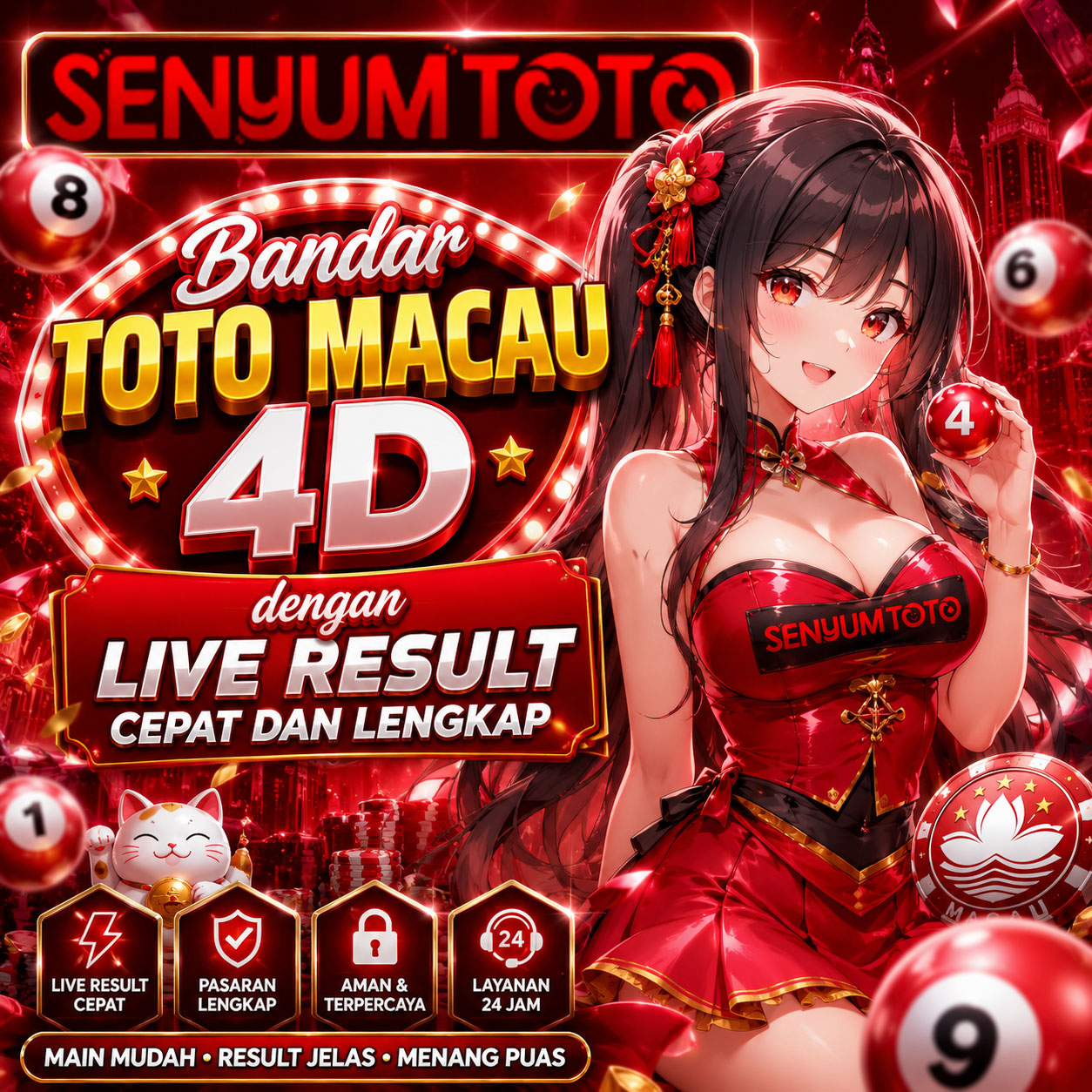 SENYUMTOTO: Bandar Toto Macau 4D dengan Live Result Cepat dan Lengkap