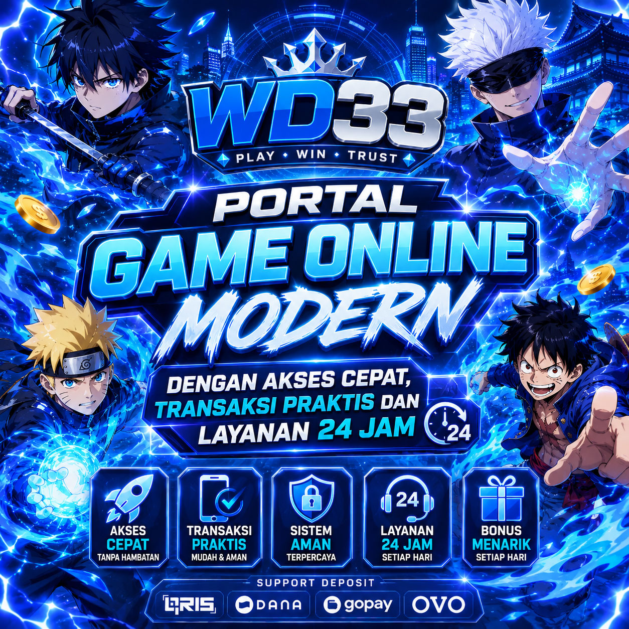 WD33 🚀 Portal Game Online Modern dengan Akses Cepat, Transaksi Praktis dan Layanan 24 Jam